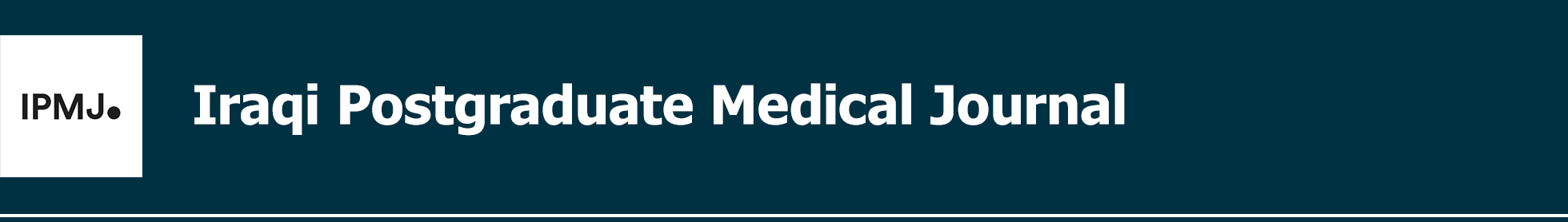 Iraqi Postgraduate Medical Journal